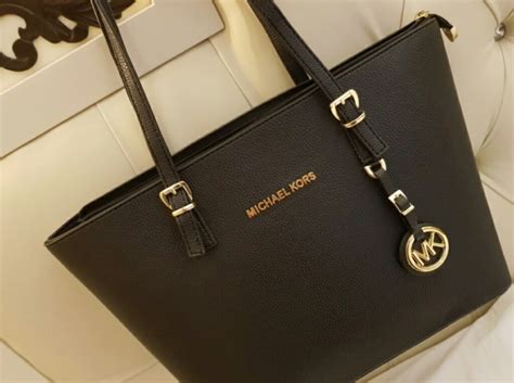 michael kors firmy mk torebka bialoczarna z paseczkami|Michael Kors torebki.